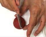 A picture of step 5 of Nerikiri Wagashi: "Kiku" (Chrysanthemum) 2.
