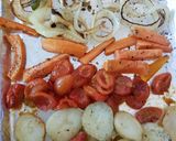 A picture of step 6 of My Roasted Basil Veg. 😀.
