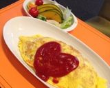 A picture of step 5 of Easy Ketchup Rice for Omurice in a Rice Cooker.