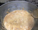 A picture of step 2 of Aate ka Halwa(wheat flour).