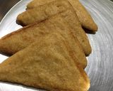 A picture of step 4 of No Bread Mango Toast.
