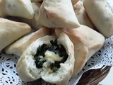 Roti Arab isi Bayam