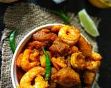 Kumro-Chingri'r Dalna(Pumpkin and Prawn Curry) recipe step 4 photo