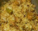 A picture of step 7 of Chicken biryani 🍗🍗.