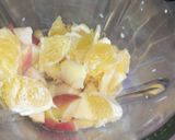 A picture of step 5 of Apple/Orange/Banana Smoothie.