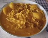 Foto del paso 5 de la receta: Estofado de ternera con fideos y patatas