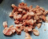 A picture of step 1 of Carrot and soya chunks pulao.