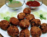 A picture of step 11 of Veg kurkure balls.