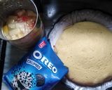 A picture of step 2 of TRIFLE 😍.