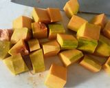 Foto del paso 1 de la receta: Calabaza🎃 y berenjenas🍆 doradas🤔😋😊