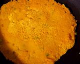 A picture of step 6 of Oats Cheela.