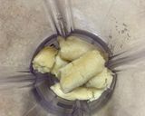 A picture of step 1 of Milo Banana shake.