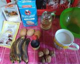 Foto del paso 1 de la receta: Budín de banana y nuez con baño de chocolate blanco