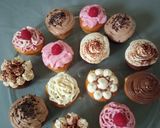 Une image de l'étape 4 de Cup cakes variés.