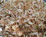 A picture of step 3 of Cabbage Manchurian.