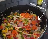Foto del paso 1 de la receta: Wok verduras con camarones