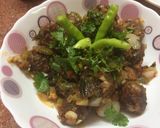 A picture of step 5 of Manchrian recipe.