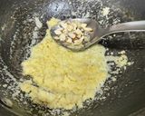 A picture of step 2 of Banana Rava Kesari Halwa - Divine Bhog Prasad.