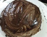 A picture of step 4 of Dark Chocolate Cake.