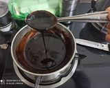 A picture of step 1 of Oreo chocolate mousse.
