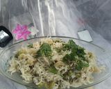 A picture of step 7 of Matar Pulao.