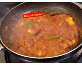 A picture of step 6 of Mushroom Masala(no cream added).