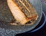 A picture of step 1 of Grilled Salmon with Lemon Butter Sauce and Sautéed Celery.