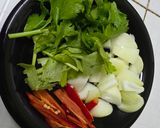 รูปขั้นตอนการทำที่ 1 ของ ปลาหมึกผัดไข่เค็ม