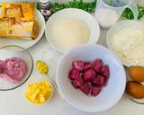 Foto langkah ke 1 dari resep Bolu Kukus Ubi Ungu.