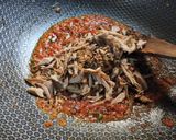 Foto langkah ke 8 dari resep Tumis Bunga Pepaya dengan Tempe dan Ikan Cue.