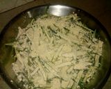 A picture of step 2 of Kurkere Bhindi.
