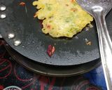 A picture of step 3 of Peas pancake.