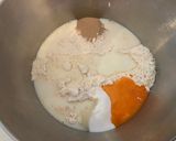 A picture of step 1 of Christmas tree bread.