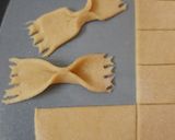A picture of step 1 of Homemade Farfalle pasta.