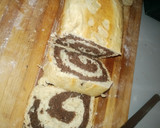 A picture of step 7 of Homemade mixed choco-bread.