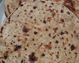 A picture of step 4 of Sattu paratha.