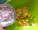A picture of step 3 of Roasted mix vegetable bhakhri.