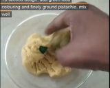 A picture of step 5 of Almond Pistachio Nankhatai.