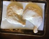 A picture of step 1 of California Farm Whole Chicken Leg Quarters in Lemon Sauce.