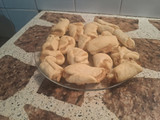 Bizcochitos materos rellenos con crema de cebada