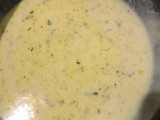 Salsa blanca para pastas
