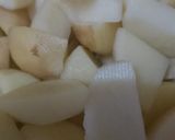 A picture of step 1 of Chatpate aloo.