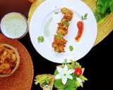 A picture of step 7 of Vegetables pakoray.