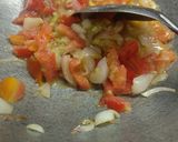 A picture of step 1 of Malai tadka with laccha paratha.