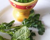 A picture of step 3 of Mint chutney recipe.