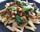 Foto del paso 5 de la receta: Macarrones con espinacas, espárragos y verduras
