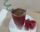 A picture of step 3 of Hibiscus ice tea / refreshing cooled.