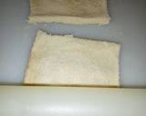 A picture of step 3 of Pinwheel cheese sandwich.