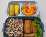 Foto langkah ke 3 dari resep Roti Tawar Gulung Coklat_Bekal Sekolah.