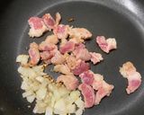 รูปขั้นตอนการทำที่ 2 ของ ข้าวผัดกิมจิ 🍳
